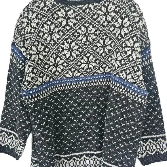 Vintage Venezia Jeans Black Print Knit Sweater 22/24 NWT - Picture 6 of 6